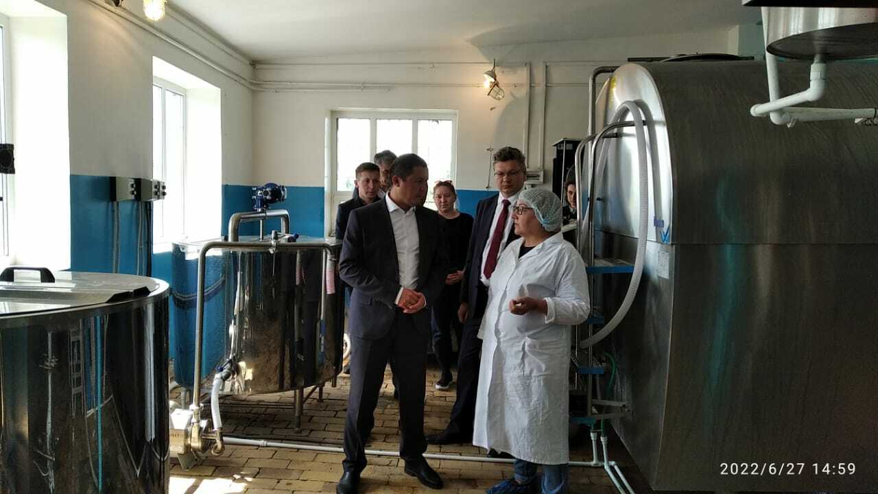 В с. Бакалдинское официально открыли кооператив «Молочный ключ»