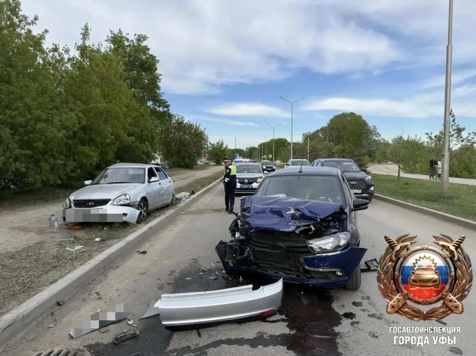 Во встречном ДТП пострадали пять человек
