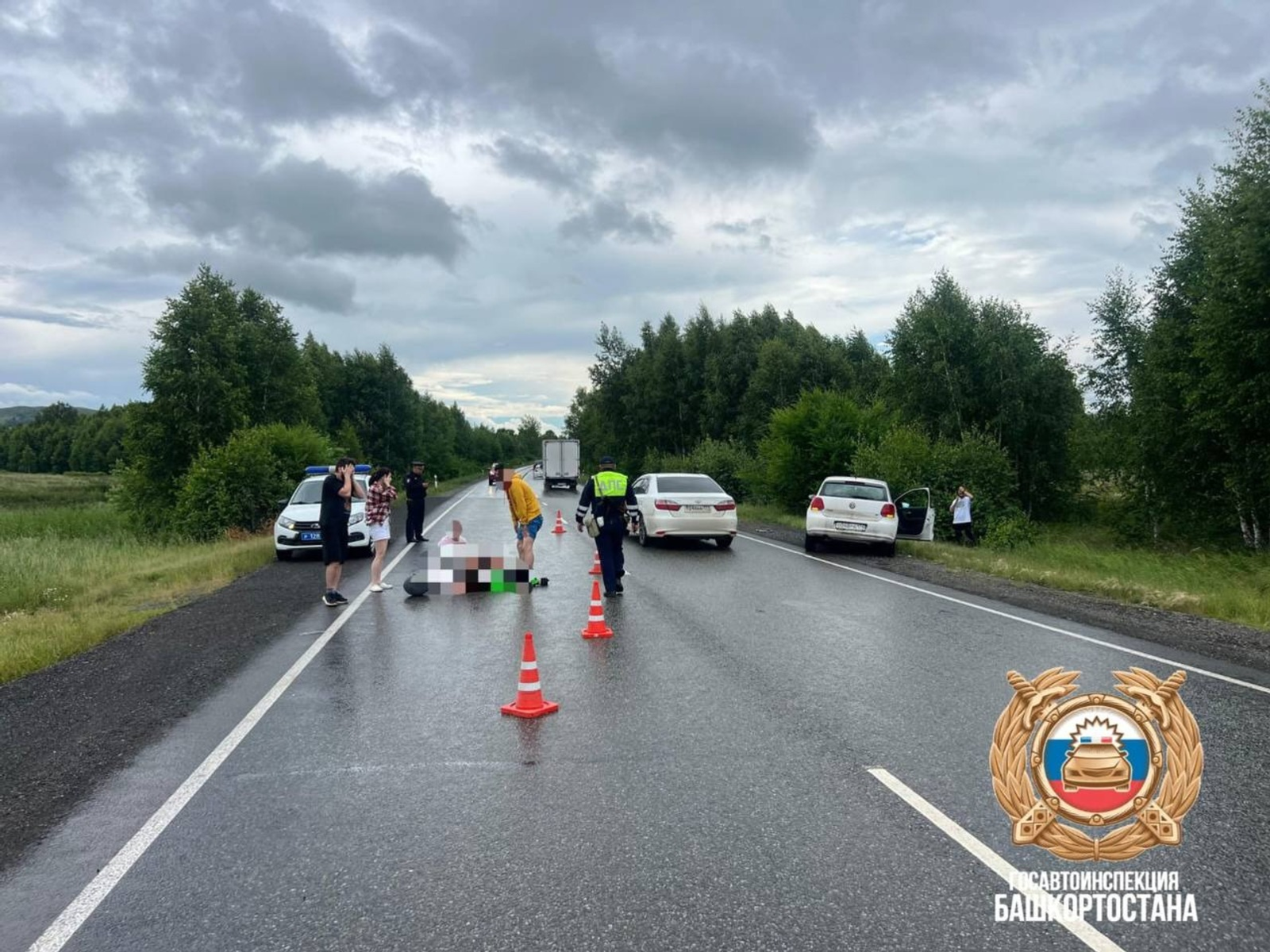 В Башкирии в лобовом ДТП погиб мотоциклист