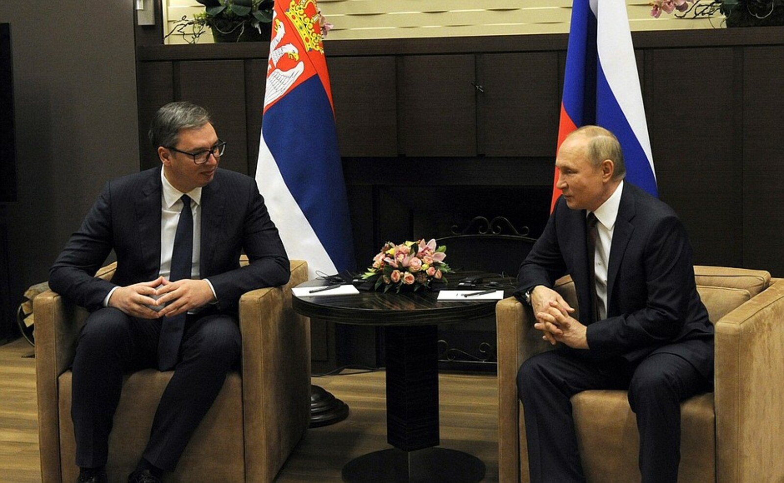 В. Путин провёл  переговоры с Президентом Республики Сербия