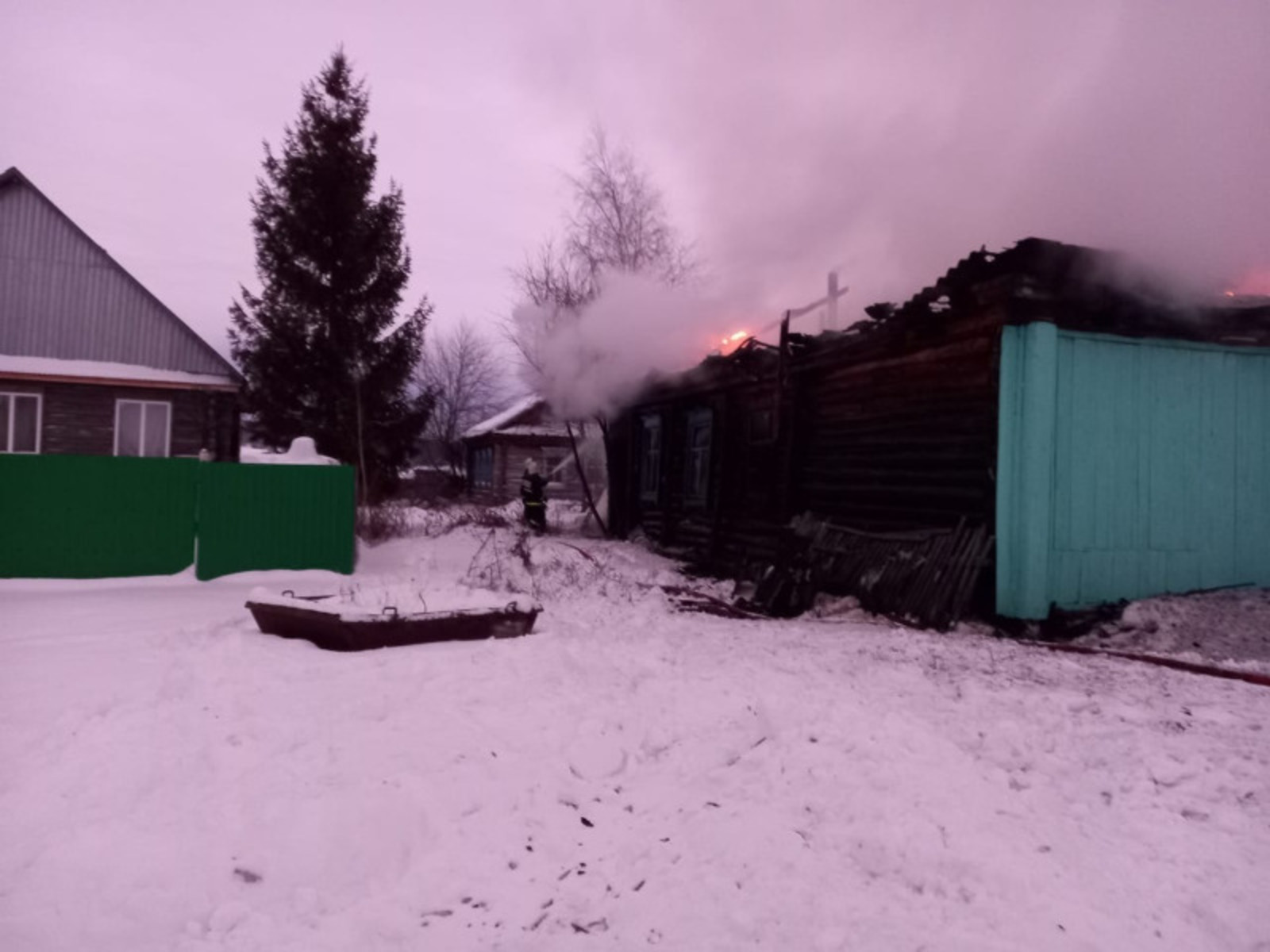 В Кармаскалинском районе Башкирии сгорел магазин