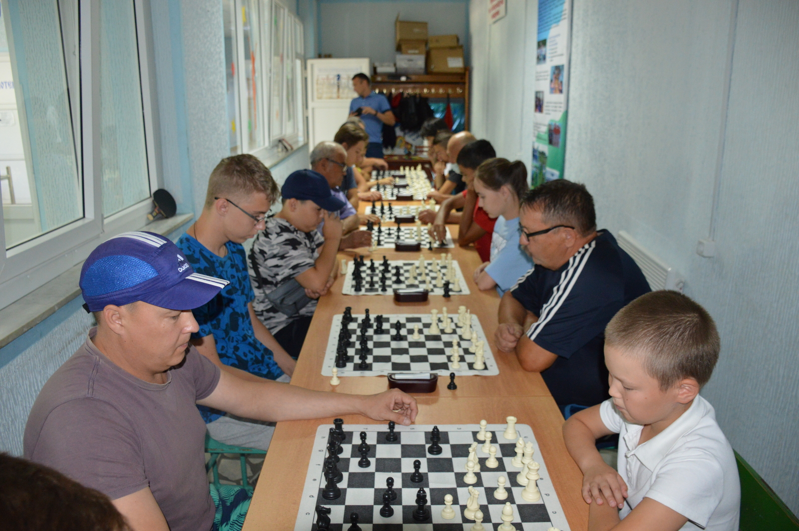 Соревнования по шахматам в честь дня физкультурника