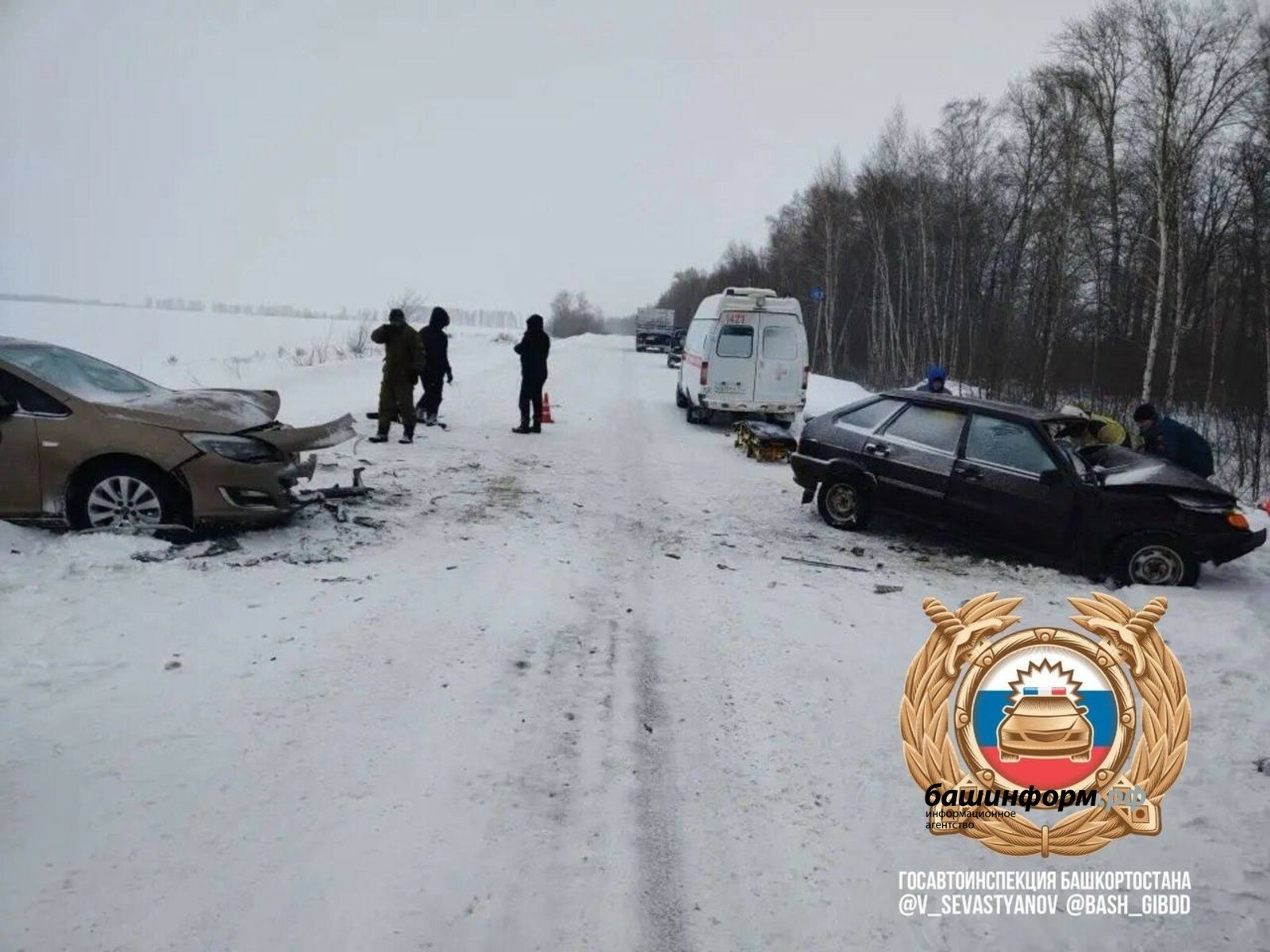 В Башкирии после ДТП скончался 68-летний водитель ВАЗ-2114