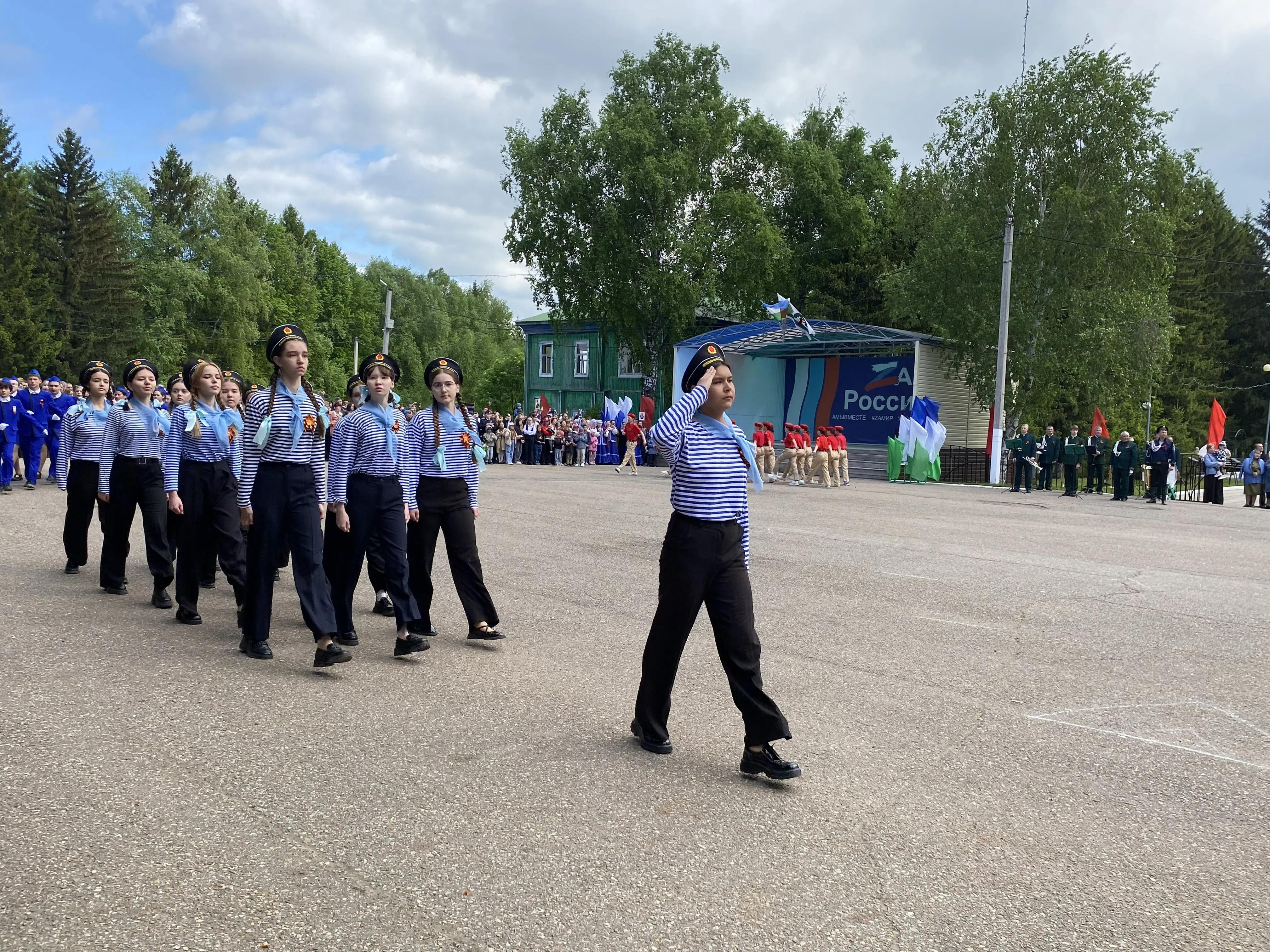 Победа, которую мы не забудем.Фоторепортаж.Театрализованное представление и марш
