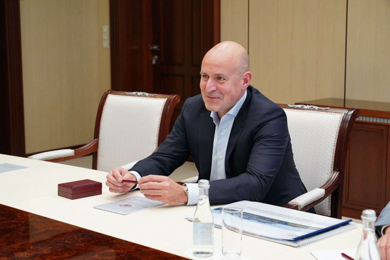 Встреча с председателем совета директоров холдинга «Фармстандарт» Виктором Харитониным
