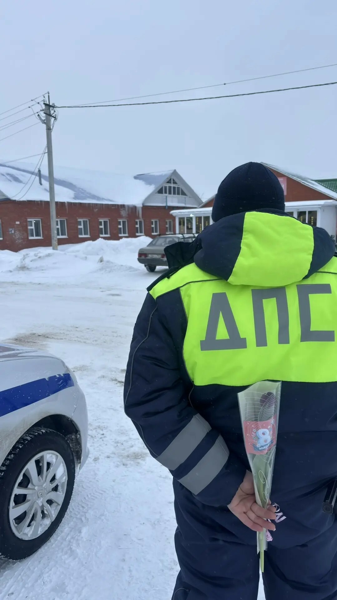 Весенний сюрприз для автоледи