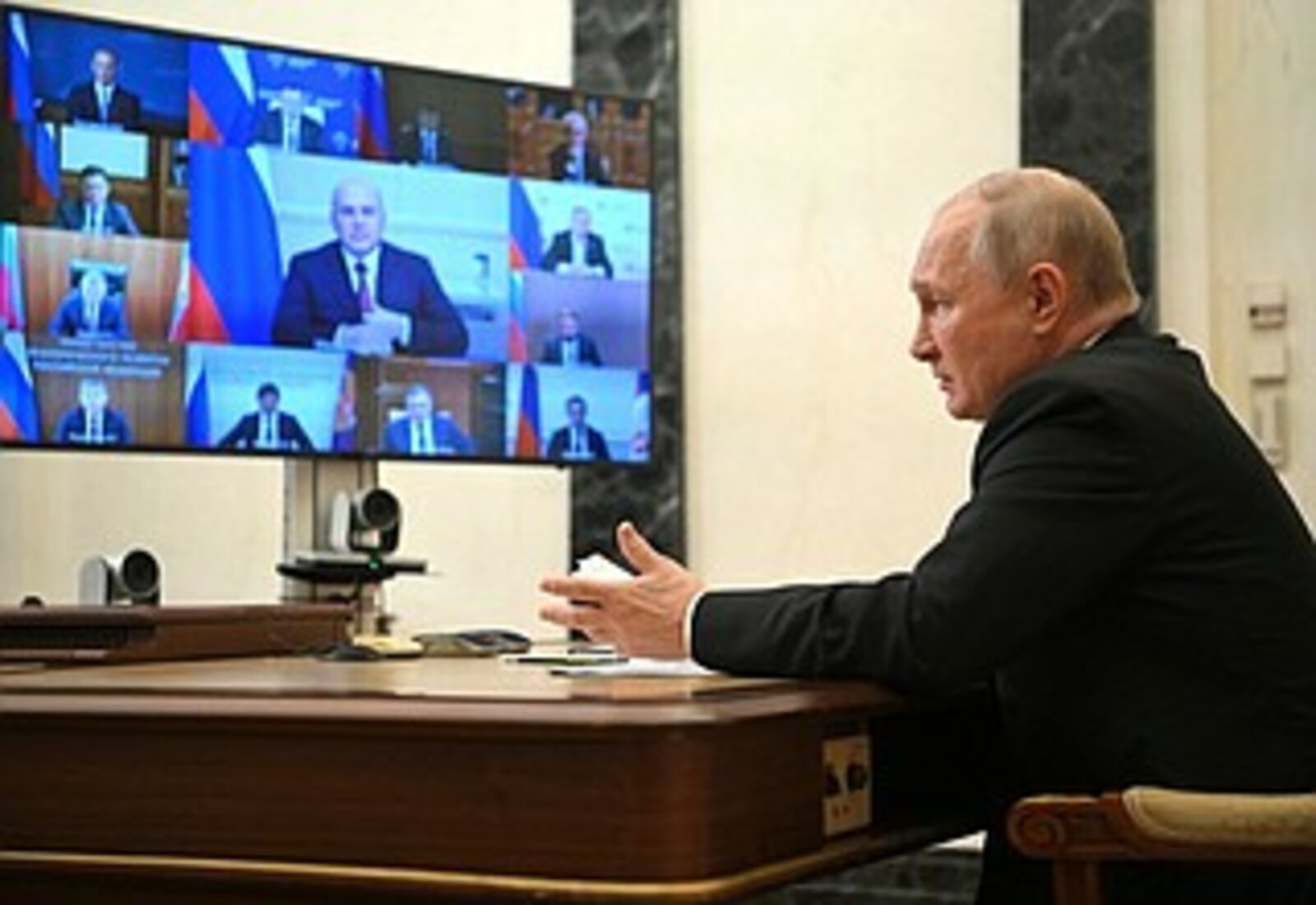 Совещание Президента России с членами Правительства
