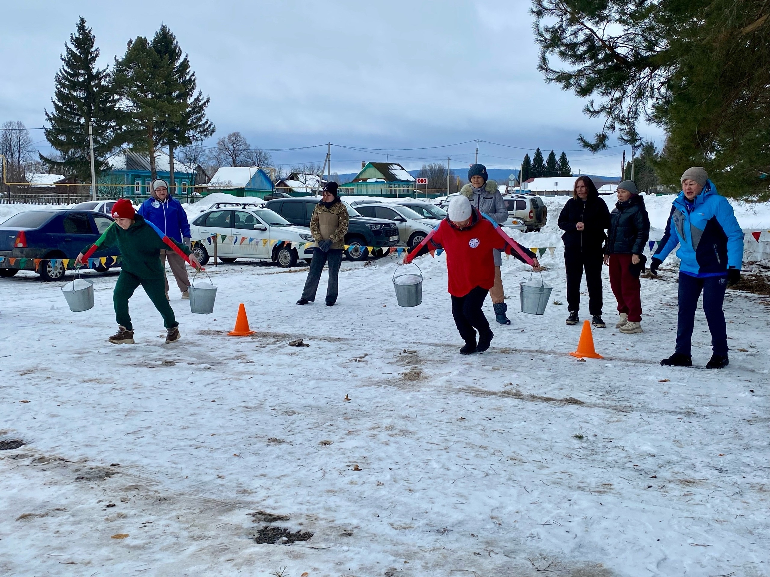 Семейный праздник в деревне Орловка